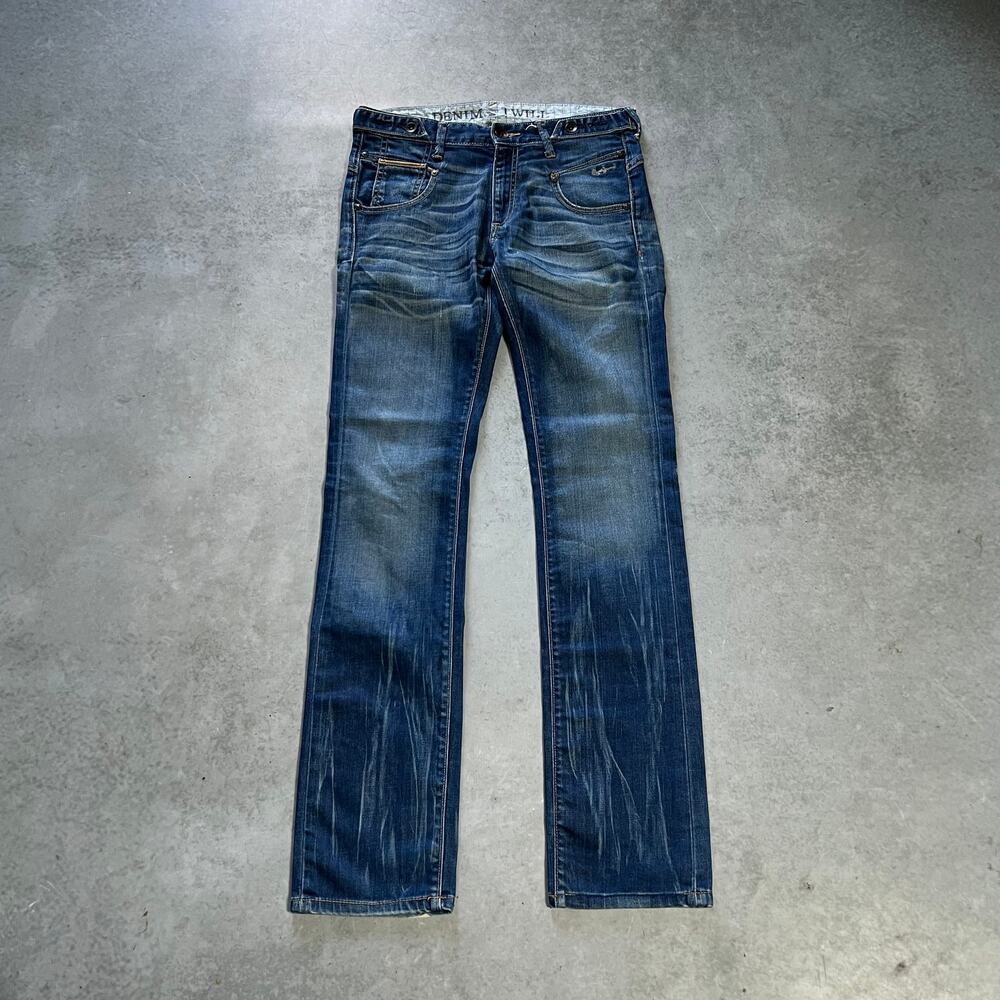 Pepe Jeans London Straight Jeans Men's 30x34 Medium Wash Blue Denim